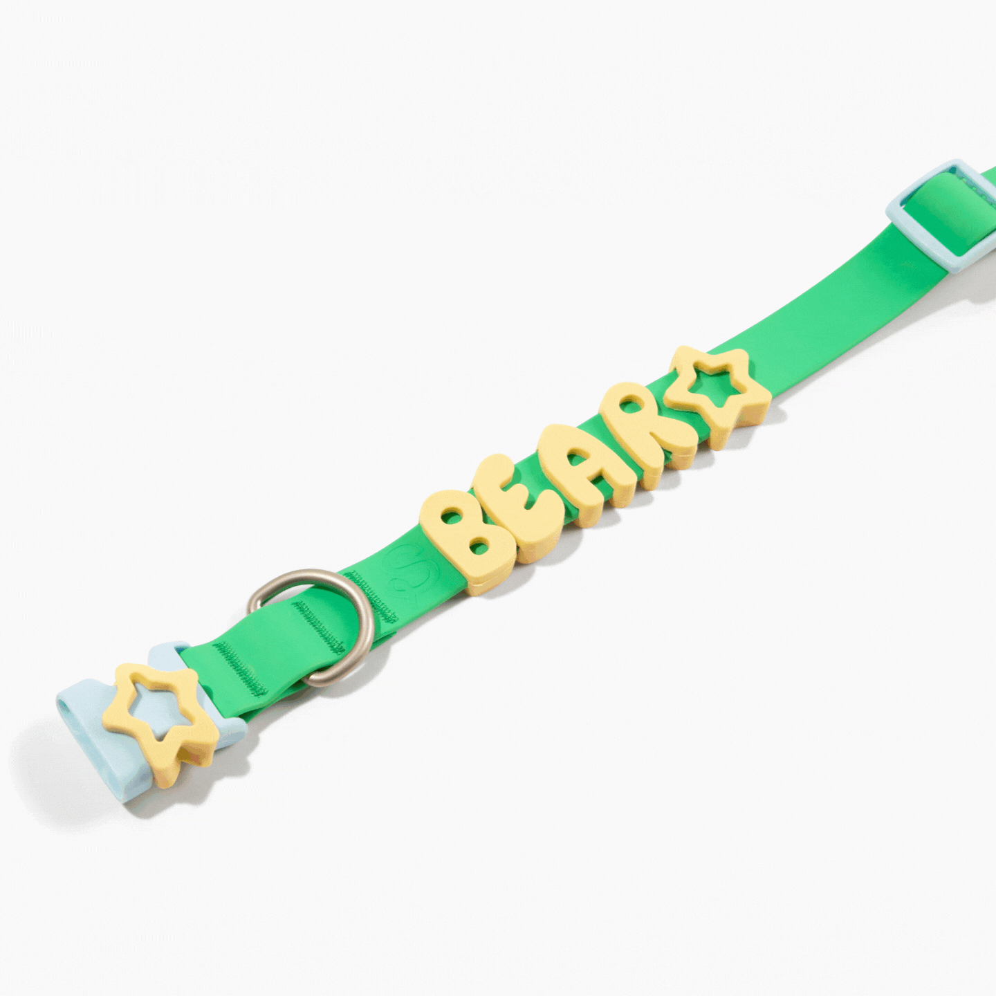 Lettres pour colliers personnalisés en silicone